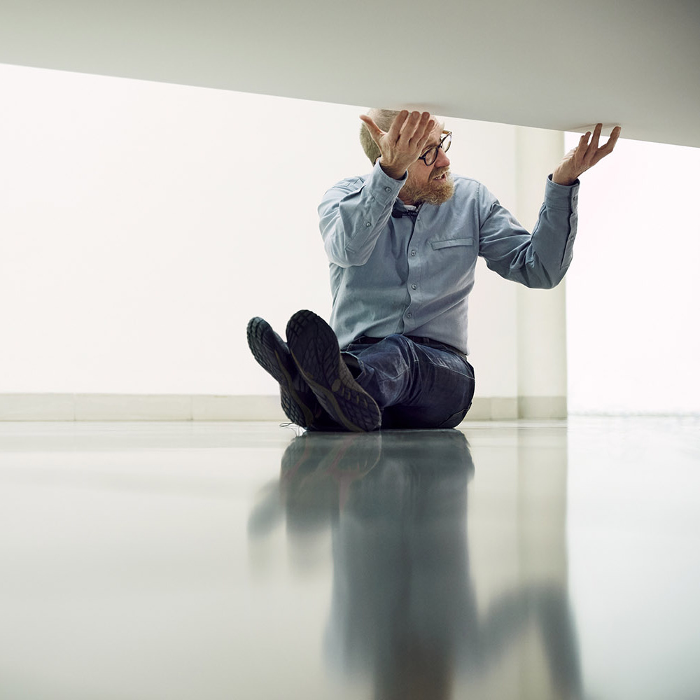 William Forsythe in seiner Installation «Fact of Matter», Foto: Dominik Mentzos