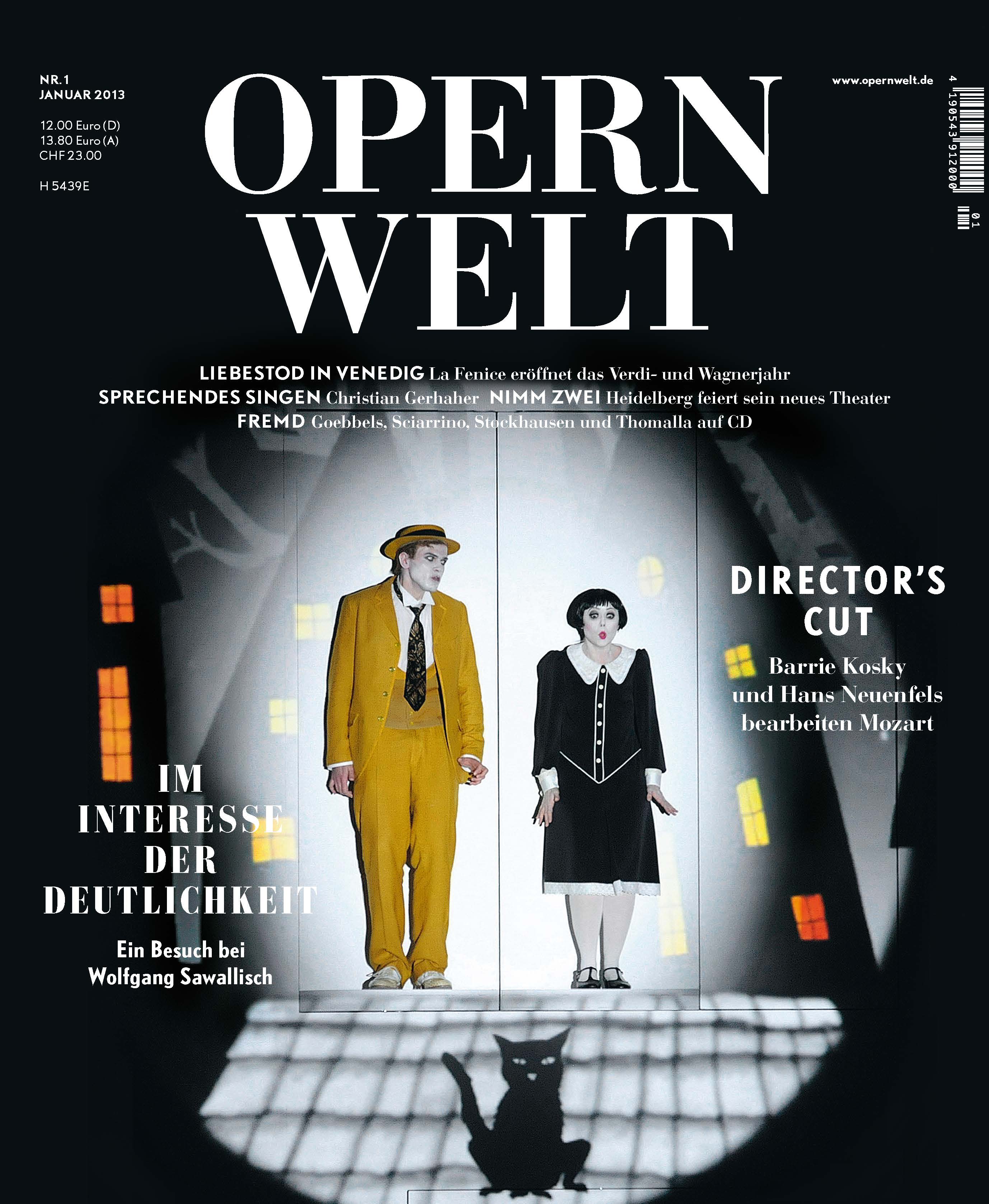 Opernwelt Januar (1/2013)