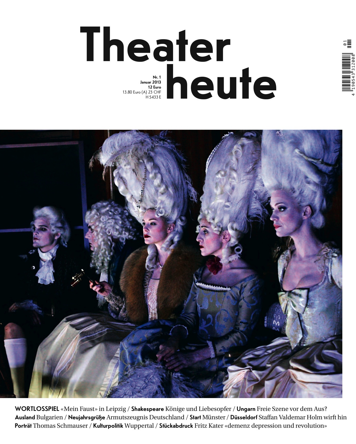 Theater heute Januar (1/2013)