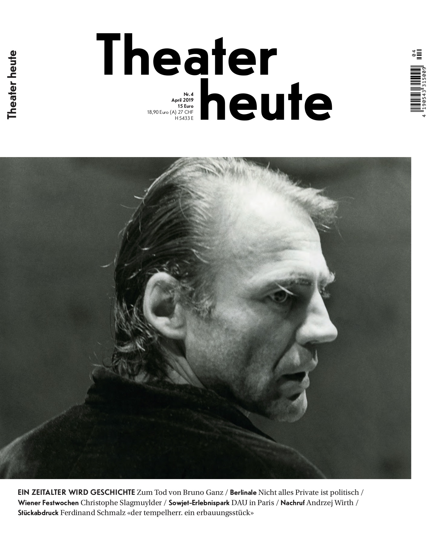 Theater heute April (4/2019)