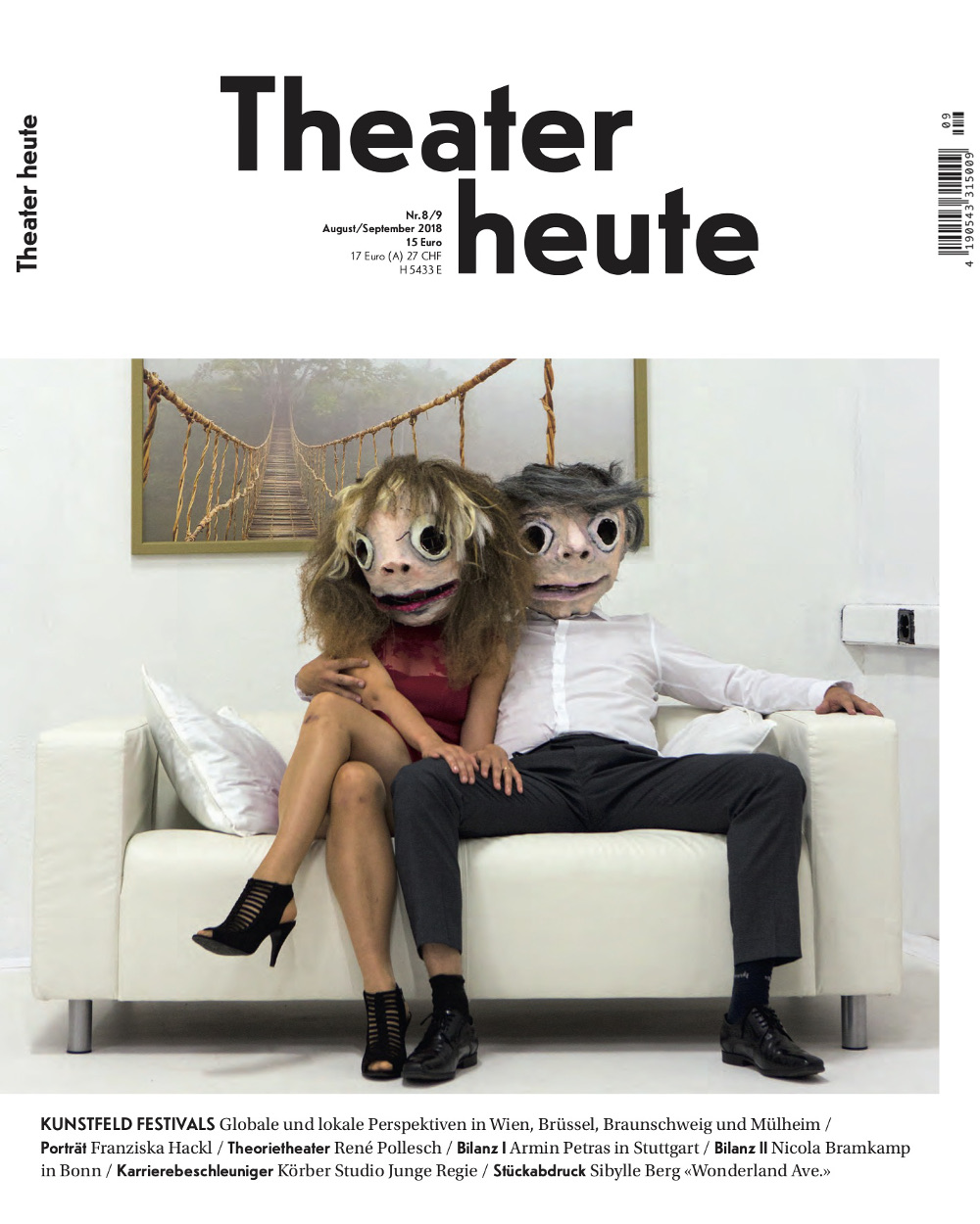 Theater heute August/September (8/9/2018)