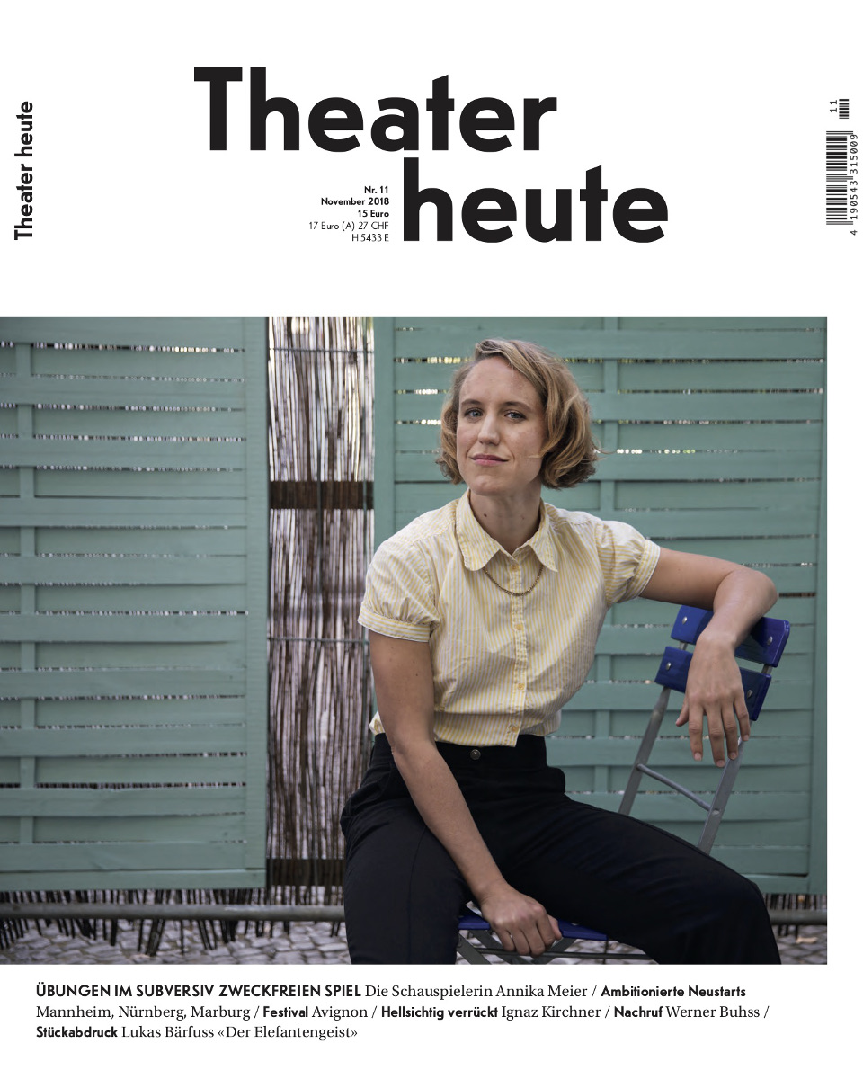 Theater heute November (11/2018)