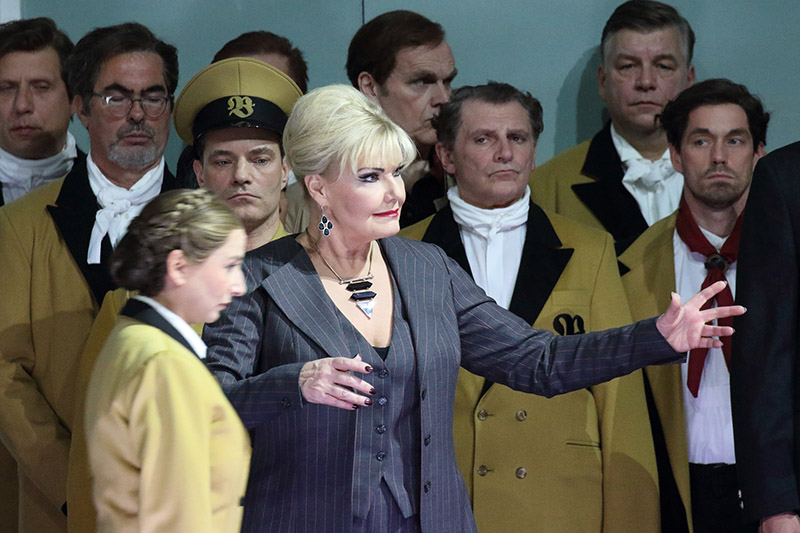 Karita Mattila als Ortrud im Münchner «Lohengrin», Bayerische Staatsoper (2019), Foto: Wilfried Hösl