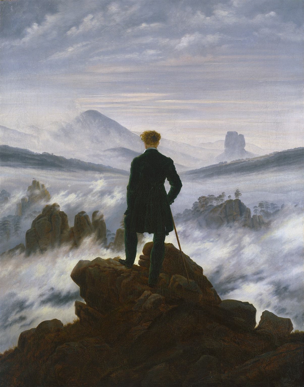 Ikone des deutschen Bewusstseins: «Der Wanderer über dem Nebelmeer» von Caspar David Friedrich, Hamburger Kunsthalle