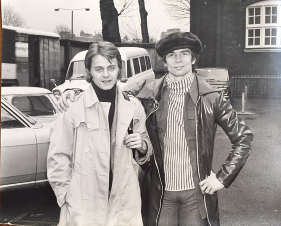 Mit Mikhail Baryshnikov 1970 in London. Foto: Archiv/Brunner