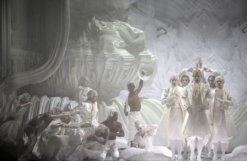 «Die Zauberflöte», Théâtre Royal de la Monnaie, Brüssel (2018), Foto: Bernd Uhlig